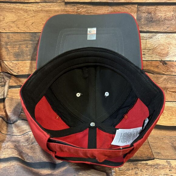 Adidas Texas Tech Red Raiders Hat Adjustable Strapback Cap Masked Rider Double T - Picture 6 of 8